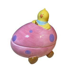 K-Mart Brand Easter Chicken in Egg Car Candy Dish